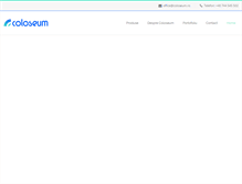 Tablet Screenshot of coloseum.ro